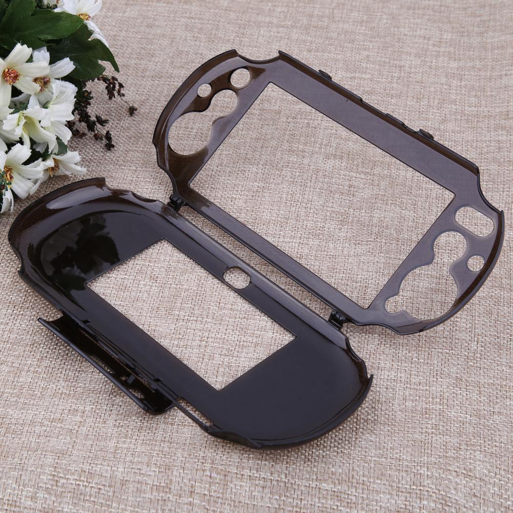 Прозрачный кристальный защитный жесткий чехол-накладка для PS Vita PSV