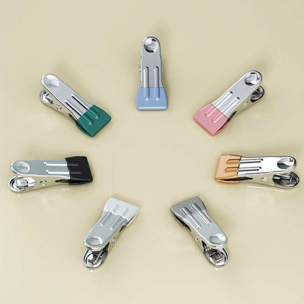1/5 шт. ветрозащитный зажим для сушки одежды, нержавеющая сталь, зажим для брюк, прочный зажим для пищевых пакетов