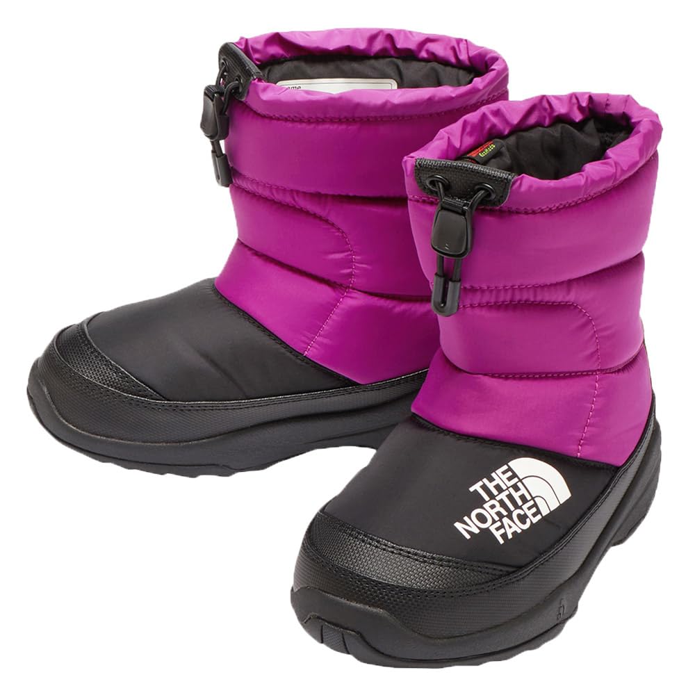 The North Face K Nuptse Bootie Deep Size 14 VII, Mulberry/TNF Black,