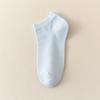 Женские летние тонкие повседневные хлопковые носки для студентов 7А класса, антибактериальные, дезодорирующие, влагоотводящие
