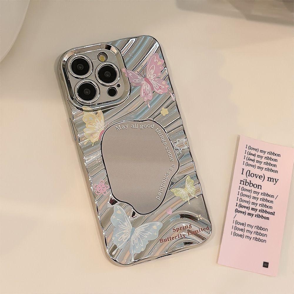 Makeup Mirror Phone Case for iPhone 11 13 16 Pro Max iPhone 14 15 12 13 Pro Max 16 Plus 13 Pro Samsung A55 A54 A15 A12 A52S A34 A14 A30S A53 A52 A50