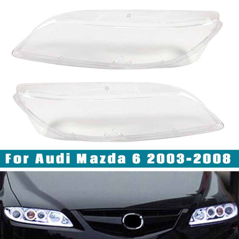 Крышка фары для Mazda 6 2003 2004 2005 2006 2007 2008 Прозрачный корпус Передняя крышка линзы фары Оболочка Стекло Крышка лампы