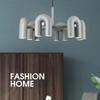 Креативная U-образная светодиодная люстра для гостиной, дизайнерская скандинавская квартира, выставка, домашний декоративный подвесной светильник