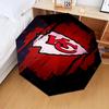 1PC City Chiefs Emblem Printed Umbrella Folding umbrella, automatic umbrella 8-Frame for Travel, camping Fan gifts Christmas Gifts