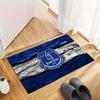 Everton Football Club Doormat, Golden Radial Club Badge Floor Mat for Football Fan Home Decor