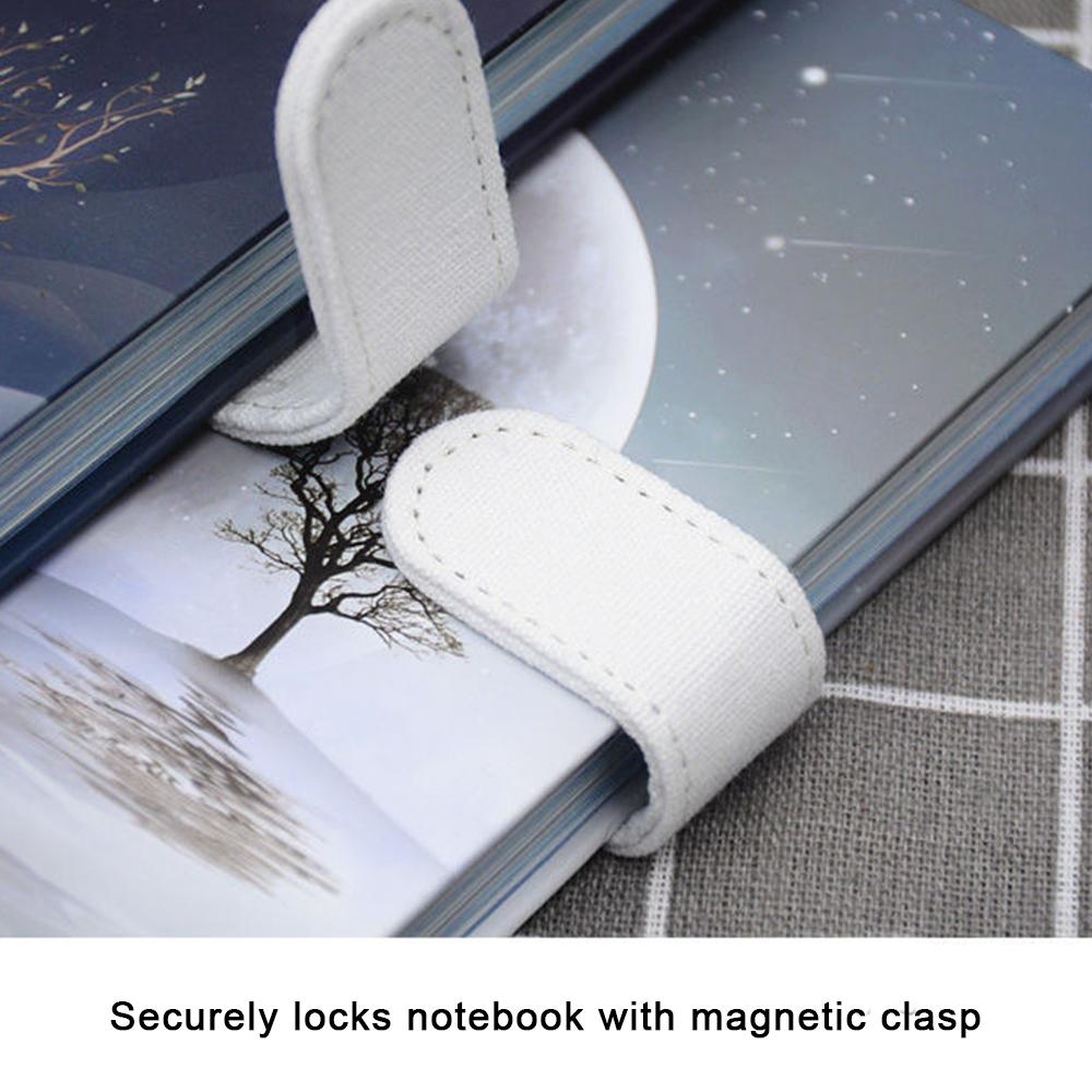 A5 Magnetic Buckle Student Ledger, Diary, Record Book, 112 Colored Pages, Travel Log, Notebook, Excerpt Book