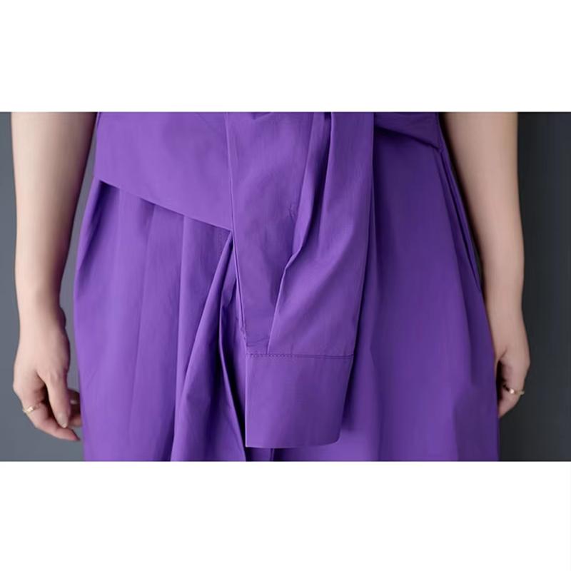 Xitao Однобортное платье без рукавов GYX1633