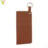 Hot Selling Leather Sunglasses Bag Portable Travel Glasses Case Eyeglasses Holder Pouch with O Ring