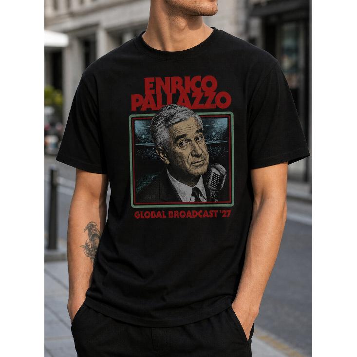 Men's Vintage Graphic T-Shirt Soft Cotton Short Sleeve Crew Neck Retro Broadcast Tee For Casual Streetwear And Daily Wear