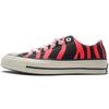 Chuck Taylor All Star 1970s Vintage Casual Low-Top Canvas Shoes Unisex Red and Black