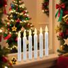 6pcs LED Tapered Candle Lights, Battery Operated Flameless Flickering Candle Lights for Home Decoration  Christmas Decor Light