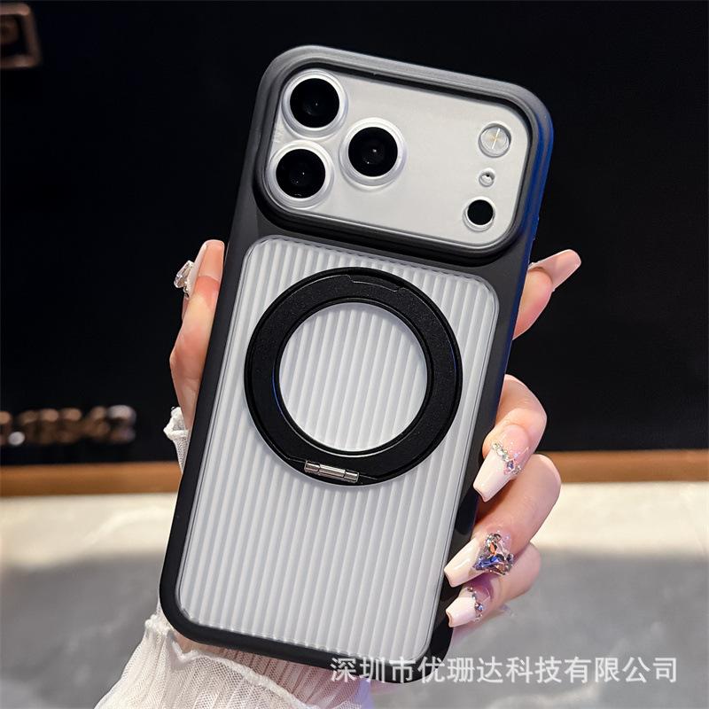 Применимо к iPhone 11 Pro гофрированный 111 вращающийся магнитный держатель чехол для мобильного телефона Apple 11 кожа матовый защитный чехол