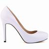 Loslandifen Womens Pu Leather High Heel Pointed Toe Corset Style Work Pumps Court Office Shoes Shoe