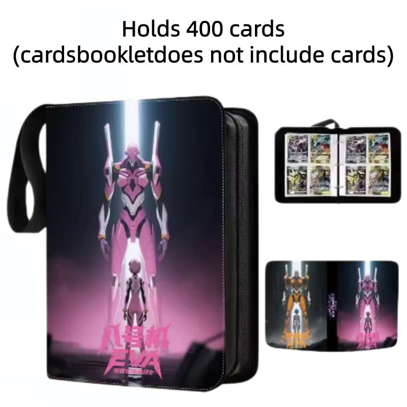 400pcs/900pcs EVA Card Neon Genesis Evangelion Card Album Book Folder Anime Collections Zipper Cards Binder Holder Toy Gift