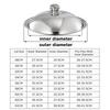 Stainless Steel Wok Pot Lid 28-42cm Kitchen Food Lid New Bowl Cover  Restaurant Kitchenware