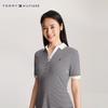 Tommy Hilfiger Женское трикотажное платье-поло с V-образным вырезом из смеси лиоцелла