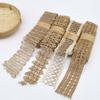 Woven DIY Scrapbook Home Ornament Lace Wedding Party Supplies Burlap Roll Jute Ribbon Hemp Rope