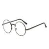 Mobile Phone Glasses Anti-Blue Light Retro Metal Round Frame Anti-Blue Light Glasses Round Glasses Frame Flat Mirror Men And Women