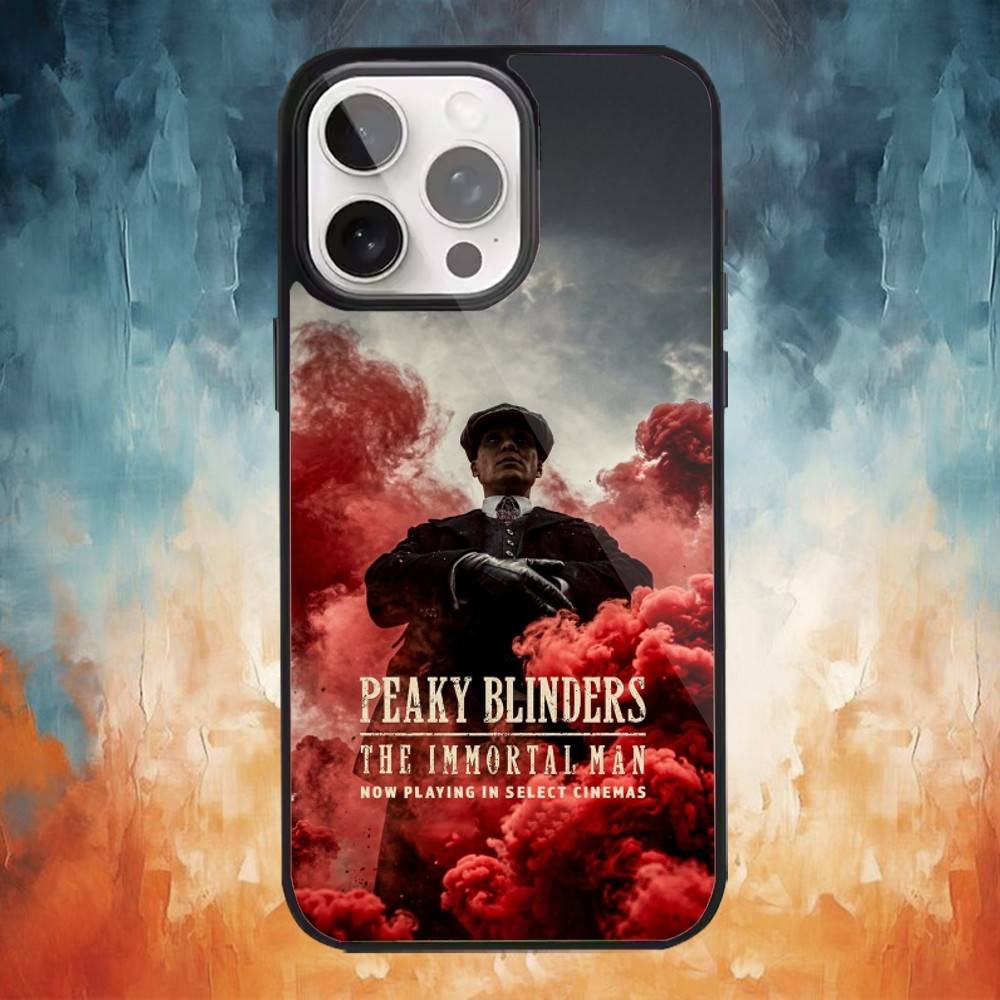 Чехол для телефона P-Peaky Blinders The Immortal Man для iPhone 17 16 15 14 13 12 Pro Max Plus с поддержкой MagSafe Беспроводная магнитная крышка