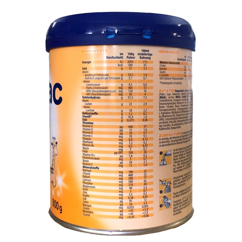 1 Container of Novalac BK 800g
