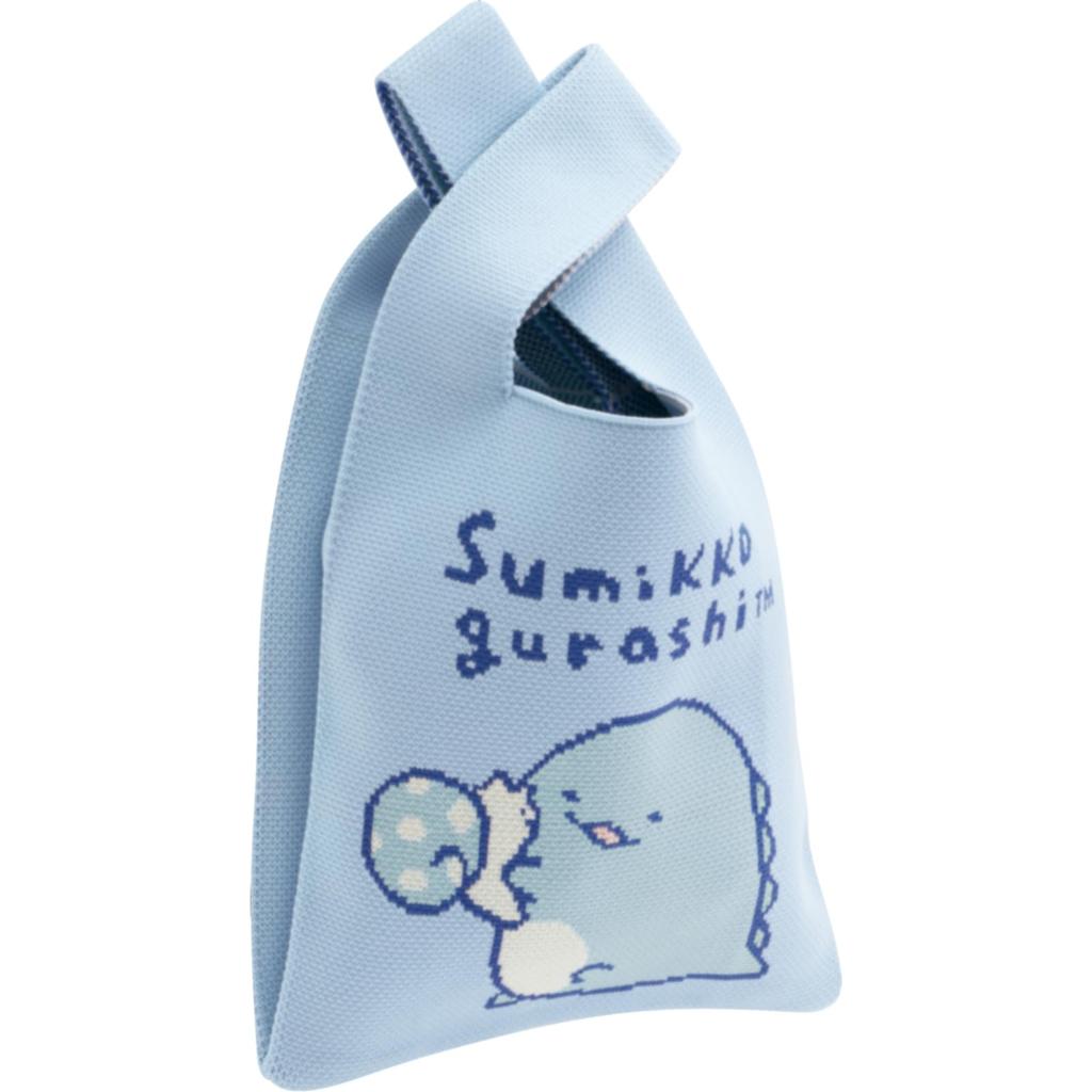 Сумка Sumikkogurashi вязаная H360 x Ш200мм San-X, Ящерица, CA73204,