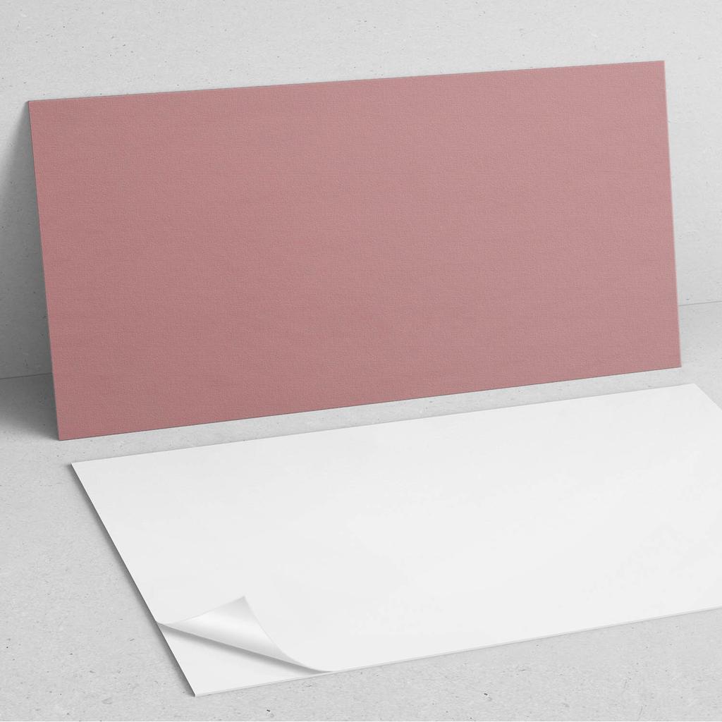 Dekoracyjne Kafelki Ścienne Samoprzylepne Winyl Kolor Różowy 6X60X30 Cm