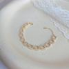 Hip Hop Jewelry High Quality S925 Sterling Silver Trendy Simple Pave White Zircon Charm Chunky Cuban Link Bracelet Bangle