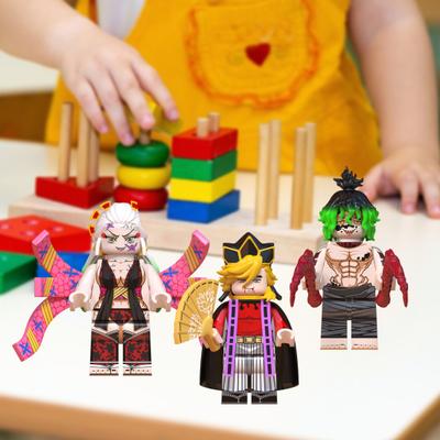 Экологичные фигурки с орнаментом и гладкими краями, собранная фигурка, детская развивающая игрушка, подарок на Новый год, строительные блоки, минифигурка