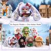 Mm Milk Candy Christmas Series Plush Blind Box Creative Action Figure Doll Desktop Decor Collection Mystery Box Christmas Gift