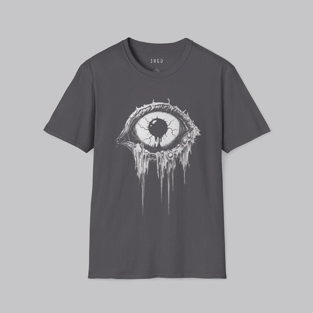 Best Selling Eyeball Gothic T-shirt, Evil Weirdcore Clothes, Alternative Occult Fashion - Horror Gift for Emo Graphic T Shirts