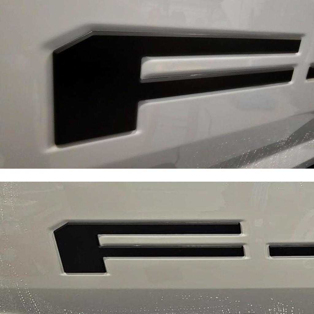 Tailgate Ert Letters Compatible With F150 2024 2025 3D Emblems With Strong Adhesive 251007 Matte Black