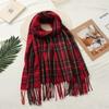 New Women'S Scarf Winter Birthday Gift Imitation Cashmere Neck Thickened Warm And Cold Proof Fashion