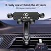 Гравитационный держатель-подставка для телефона в автомобиль Для Lexus RX330 IS250 Ct200h ES300h RX350 UX Автомобильный вентиляционное отверстие 360 градусов Вращение Держатель для мобильного телефона