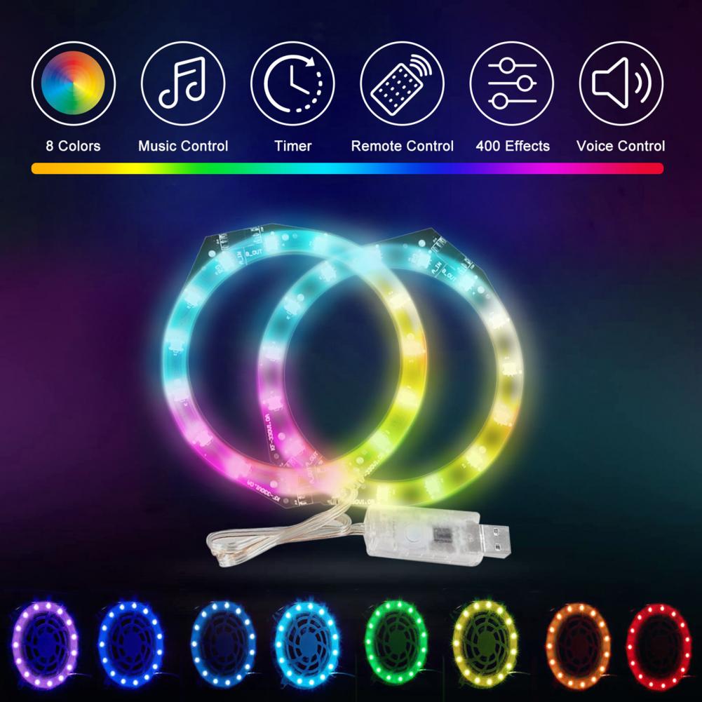 RGB светодиодная лента для PS5 Slim (дисковая и цифровая версии) 8 цветов 400 эффектов Гибкое кольцо с изменяемым цветом для игровой консоли