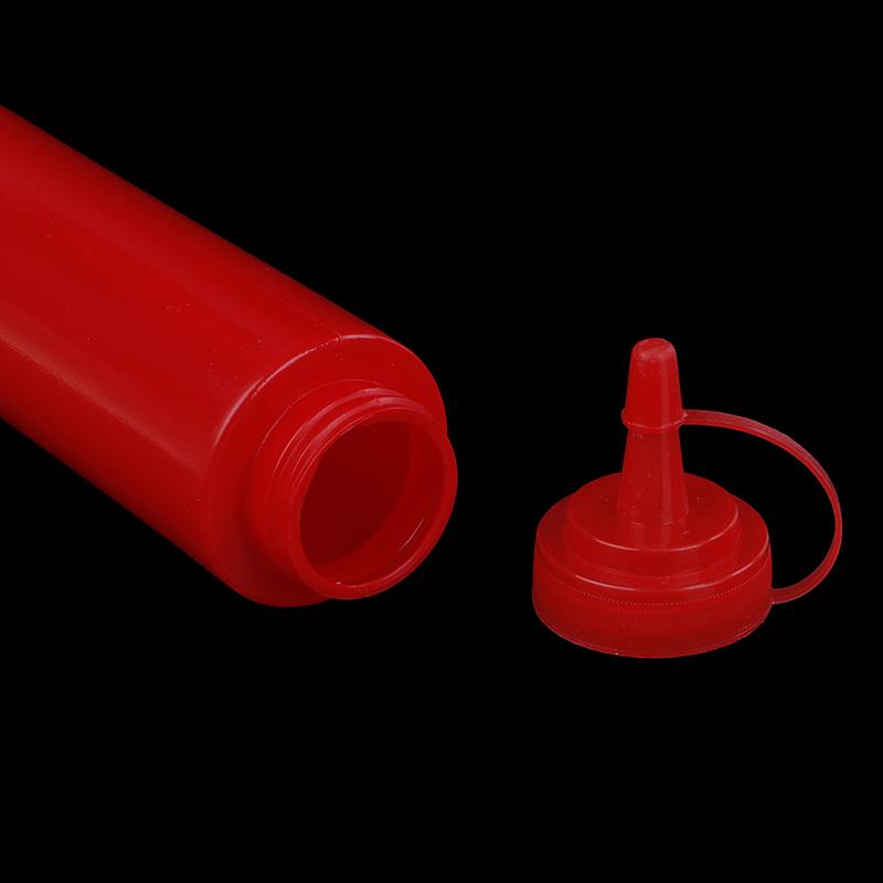 Кухонная пластиковая бутылка для салата 8 унций для соуса, уксуса, масла, кетчупа