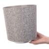 KADAX Doniczka Donica Na Kwiaty Osłonka Plastikowa Kwietnik 19cm Taupe