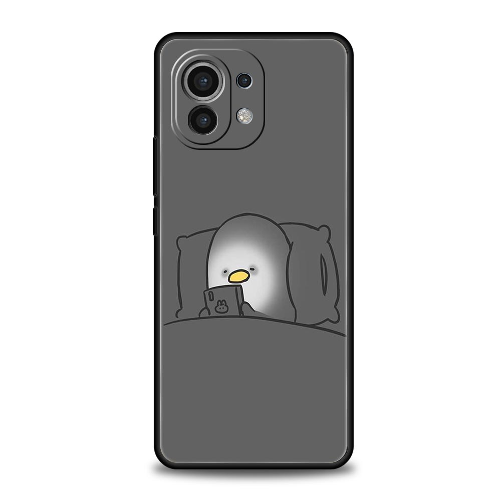 Чехол для телефона для Xiaomi Mi 15 14 14T 13T 12T Pro 12 13 11 Lite 5G 11T X6 X5 Pro Мягкий ТПУ Чехол Милый Мультяшный Утенок