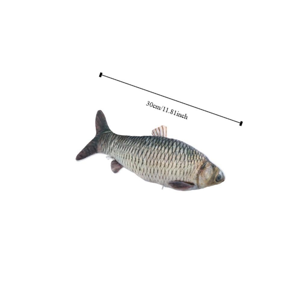 Cartoon Fish Simulation Fish Plush Toys Mossambica Fish Anime Pillow Dolls Toy for Little Kids
