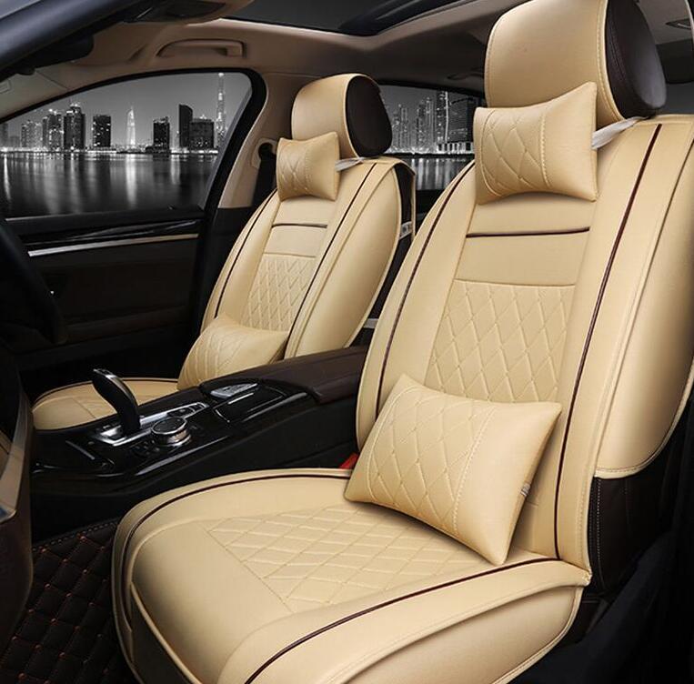 Водонепроницаемый чехол на автомобильное сиденье, универсальная кожаная подушка на переднее сиденье автомобиля с подушками или без подушки