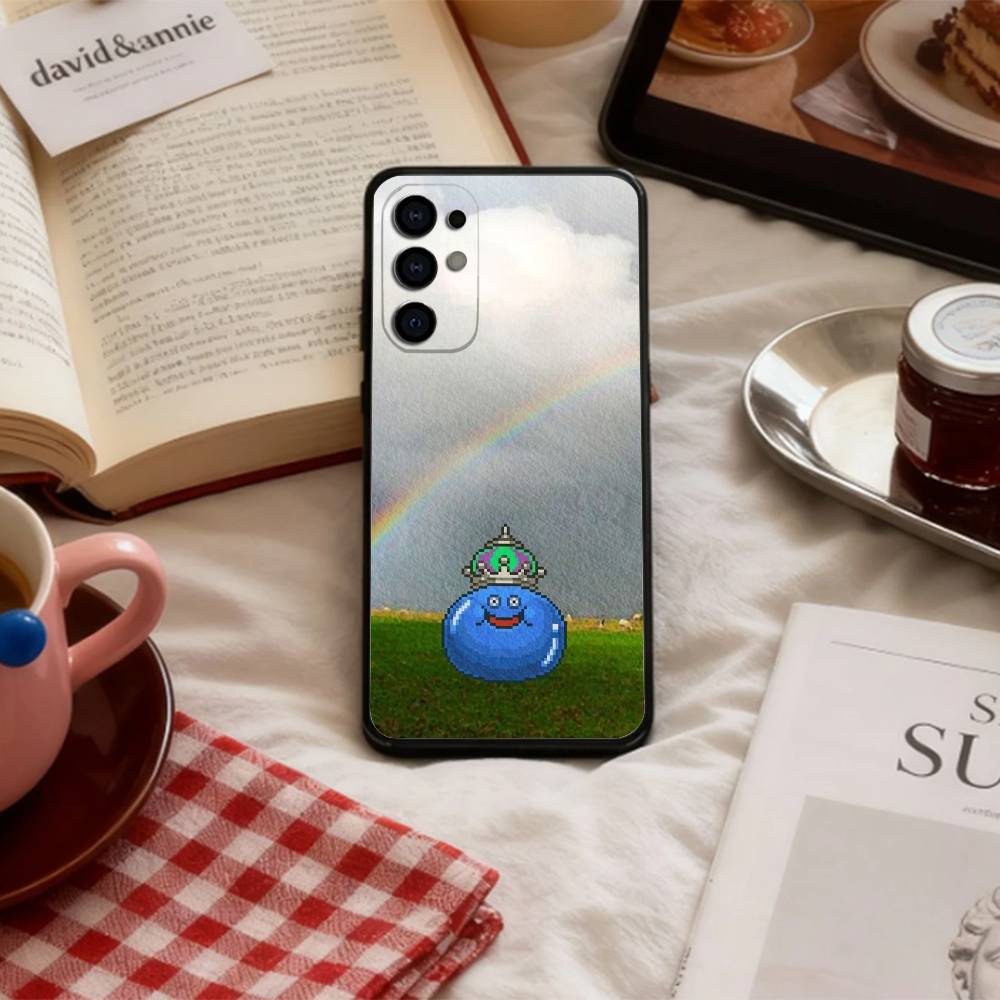 D-Dragon Q-quest S-slimes Чехол для телефона Samsung S 25,24,23,22,30,21,10,9,Ultra,Plus,Lite,FE,4,5 G Мягкий черный чехол