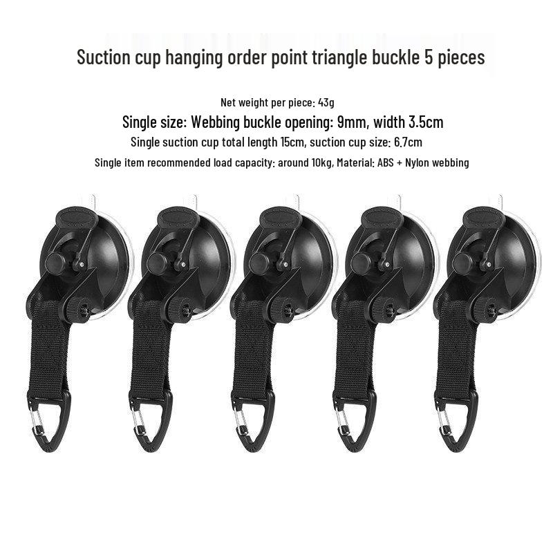 Suction Cup Hook for Wall, Glass, and Car Roof Tent Storage