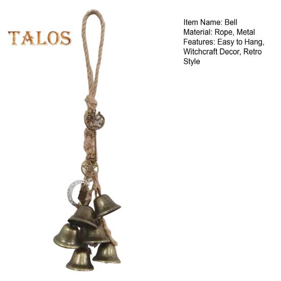 Колокольчики ведьмы, дверная ручка, металлическая подвеска, колокольчики викки, магия викки, колокольчики ветра для домашнего декора, духовная защита, колдовство, принадлежности для викки