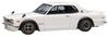 Makeup Vision Scale Nissan Skyline 2000 1971 with Spoiler Finished Model VM244B 1/43 GT-R (KPGC10) (Works Wheels) White,