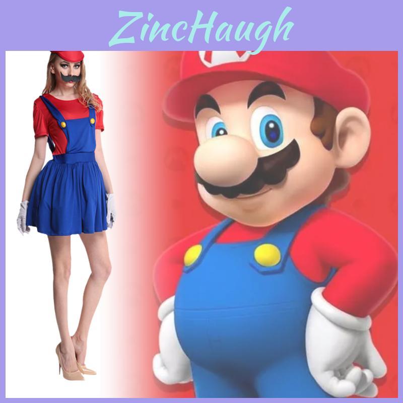 Adult And Kids Mario And Luigi Outfit For Anime Role Play