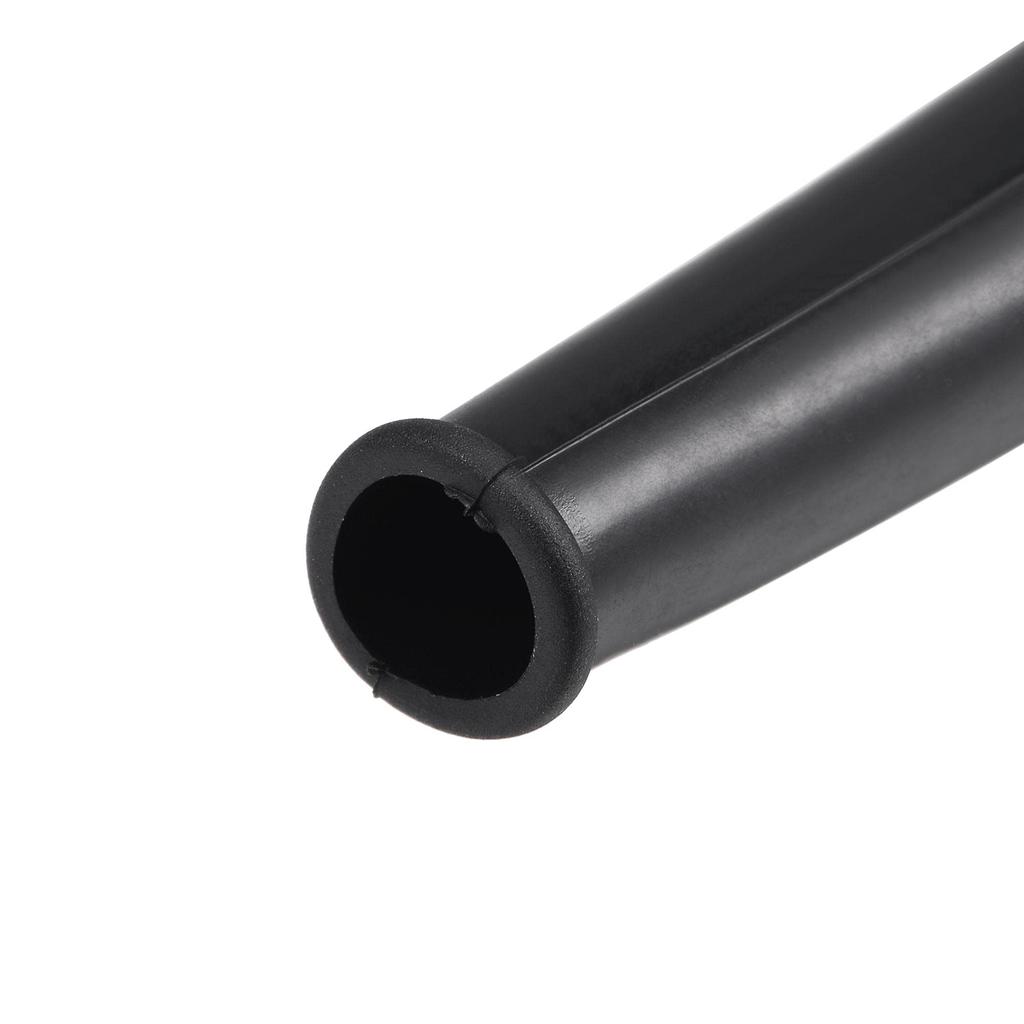uxcell Strain Relief Cord Boots Cable Hose Cable Sleeve Rubber 69mm Length Black 2-Pack