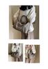 Retro Frosted Large Capacity Crossbody Handbag - 2025 Versatile Commuter and Business Trip Bag.