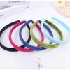 Candy Colorful Winter Elastic Plain Hair Bands Hard Hair Hoop Crown Tiara Base Crafting Accessories for Women Girls
