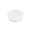 Siding Mounting Block ABS Paintable Vertical Siding Lamps Mounting Plate with Built in Electric Box for 1/2 Inch Lap