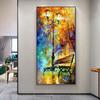 Abstract Streetlight Bench Canvas Painting Living Room Wall Decor Bedroom Wall Art Posters For Home Decoration