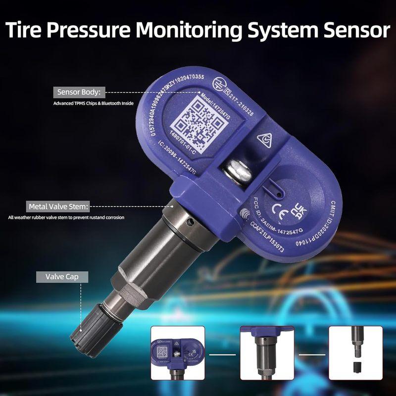 1/4PCS TPMS tire Pressure Sensor 149070101B 149070101C 1490701-01-B 1490701-01-C Fit for Tesla Fit for Model 3 S X Y